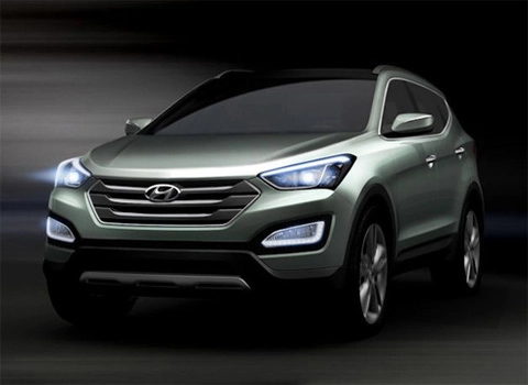  lộ ảnh nội thất hyundai santa fe thế hệ mới - 3