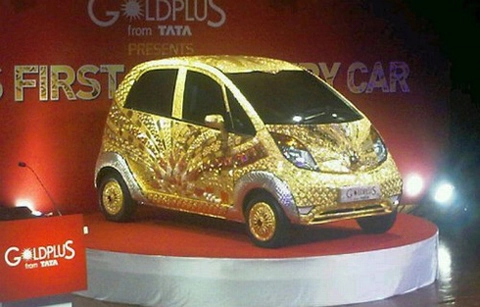  ôtô rẻ nhất thế giới dát vàng - 1