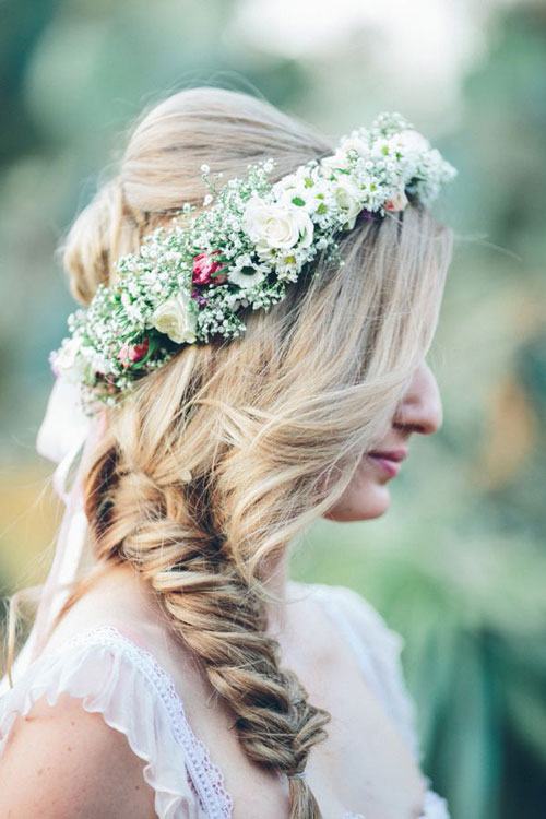 Top 13 kiểu tóc tết cô dâu mặt tròn đẹp 2017 nổi bật ngày cưới - 7