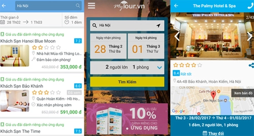 Ưu đãi 10 khi đặt phòng qua ứng dụng mytour - 2