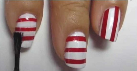 13 kiểu vẽ móng tay nail kẻ sọc đẹp nhất 2017 cho nàng công sở cá tính - 10