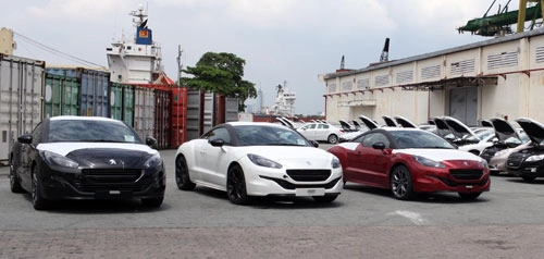  ảnh cặp đôi peugeot rcz và 3008 tại cảng sài gòn - 1