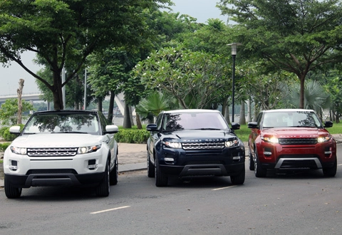  bộ ba sang trọng range rover evoque về việt nam - 1