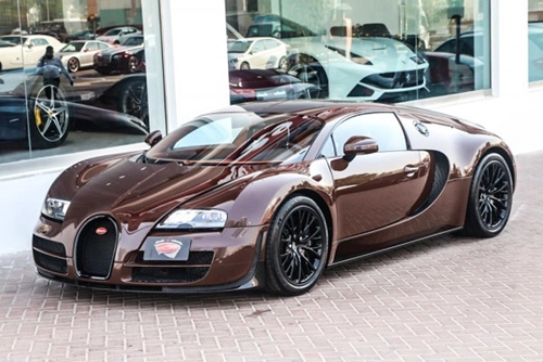  bugatti veyron nâu bóng độc đáo tại dubai - 1