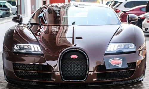  bugatti veyron nâu bóng độc đáo tại dubai - 2