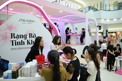  da trắng hồng rạng rỡ với mỹ phẩm shiseido - 3