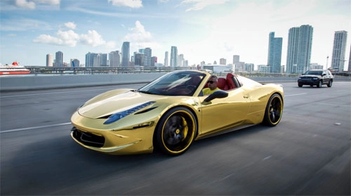  ferrari 458 spider dát vàng của vận động viên bóng chày - 1