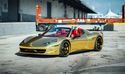  ferrari 458 spider dát vàng của vận động viên bóng chày - 2