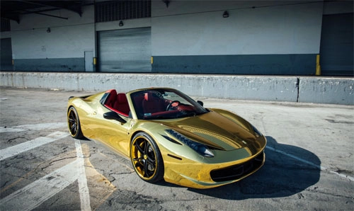  ferrari 458 spider dát vàng của vận động viên bóng chày - 3