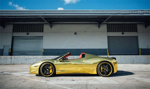  ferrari 458 spider dát vàng của vận động viên bóng chày - 4