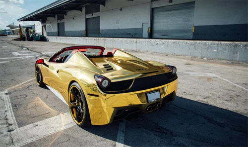  ferrari 458 spider dát vàng của vận động viên bóng chày - 6