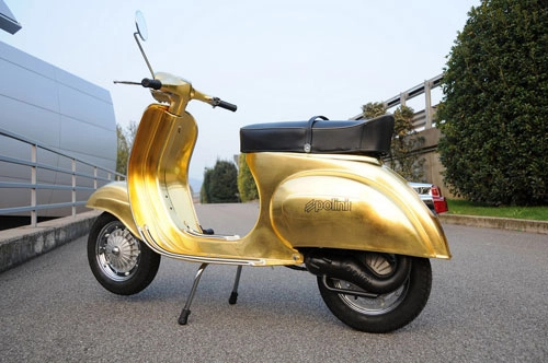  polini - vespa dát vàng 23k - 2