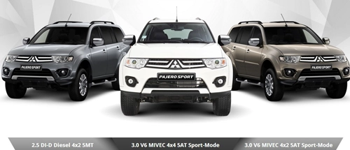  ra mắt 3 phiên bản pajero sport mới - 1