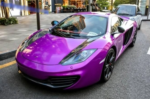  siêu xe mclaren mp4-12c màu tím ngắt - 1