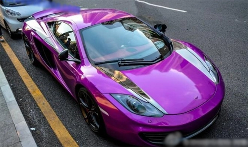  siêu xe mclaren mp4-12c màu tím ngắt - 4