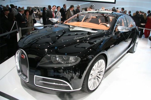  siêu xe triệu đô bugatti 16c galibier toàn đen tại geneva - 1