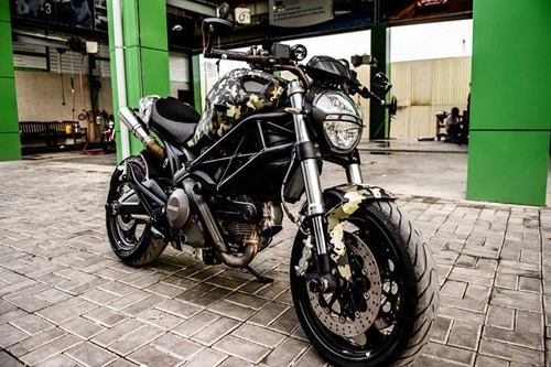  thợ sài gòn vẽ ducati monster rằn ri lạ mắt - 1