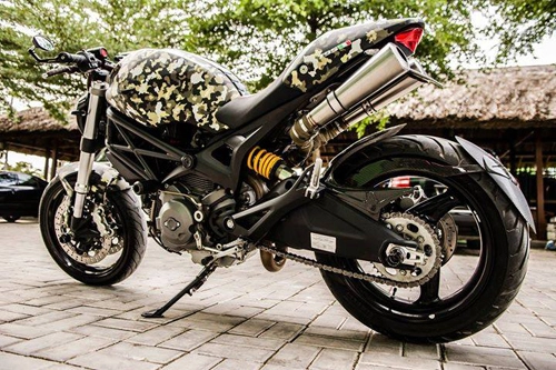  thợ sài gòn vẽ ducati monster rằn ri lạ mắt - 2