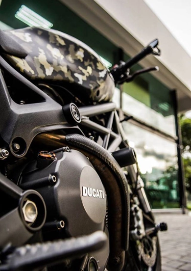  thợ sài gòn vẽ ducati monster rằn ri lạ mắt - 9