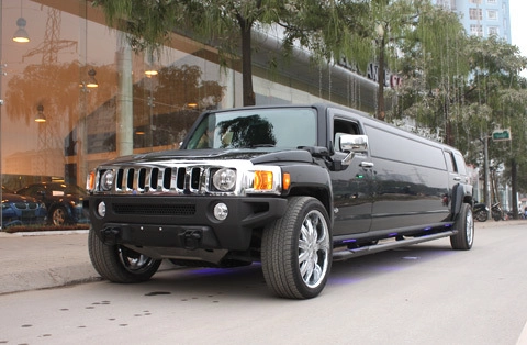  toàn cảnh hummer h3 limousine tại hà nội - 1