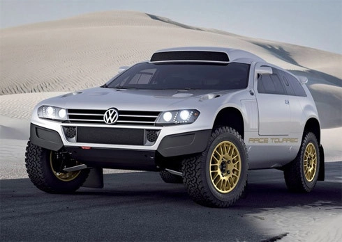  volkswagen tung bộ đôi touareg vàng - 1