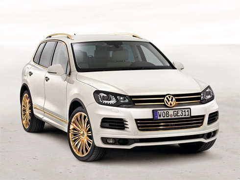  volkswagen tung bộ đôi touareg vàng - 2