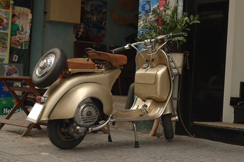  xế cổ vespa acma của người chơi xe sài gòn - 1