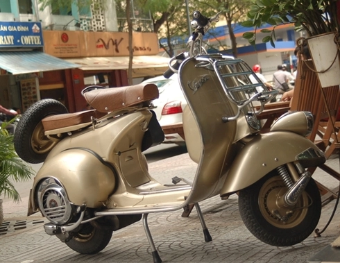  xế cổ vespa acma của người chơi xe sài gòn - 3