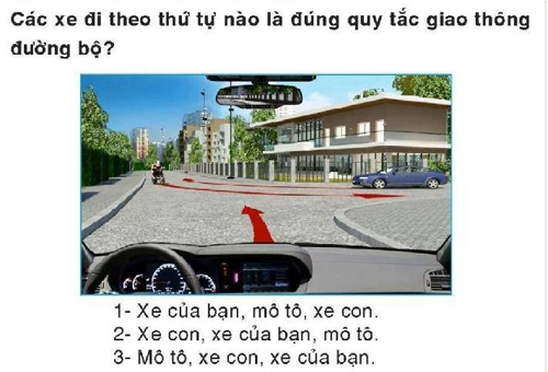  xe nào được đi trước - 1