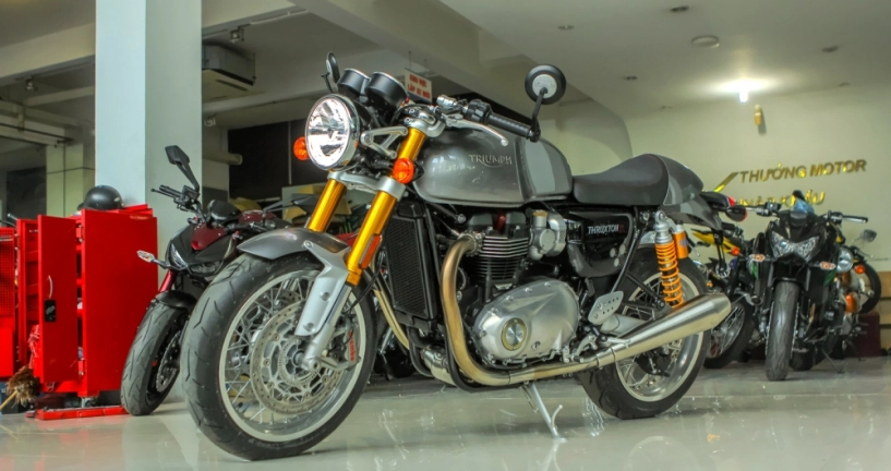 Chi tiết chiếc triumph thruxton 1200r 2016 vừa được nhập về hà nội - 1