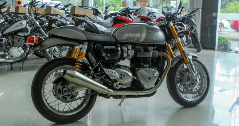 Chi tiết chiếc triumph thruxton 1200r 2016 vừa được nhập về hà nội - 7