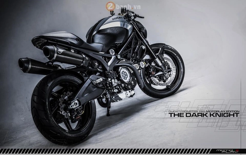 Ducati monster 795 siêu ngầu với phiên bản the dark knight - 2