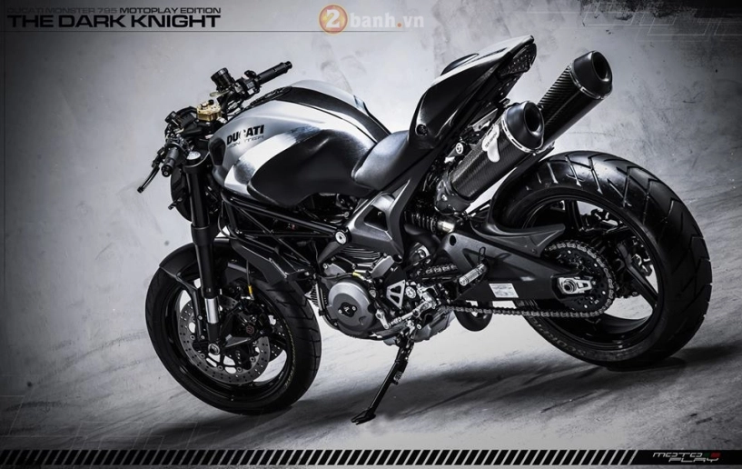 Ducati monster 795 siêu ngầu với phiên bản the dark knight - 4