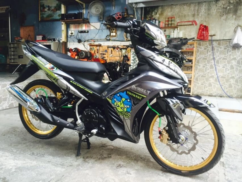 Exciter 135 odo 5k km - xe dựng của lính bộ đội - 1