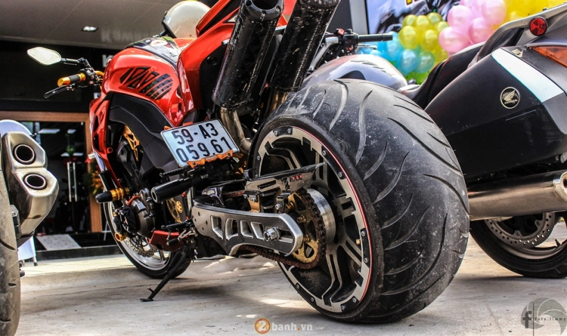 Hàng khủng kawasaki z1000 bánh béo của thành viên z-team sài gòn - 1