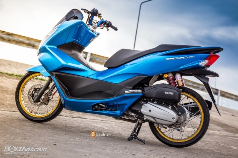 Honda pcx 150 đầy tê tái với phiên bản blue limited - 2