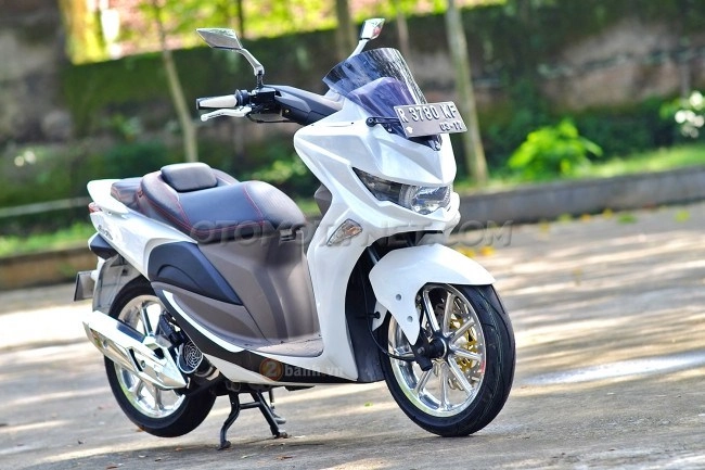 Honda vision độ độc theo phong cách pcx - 1