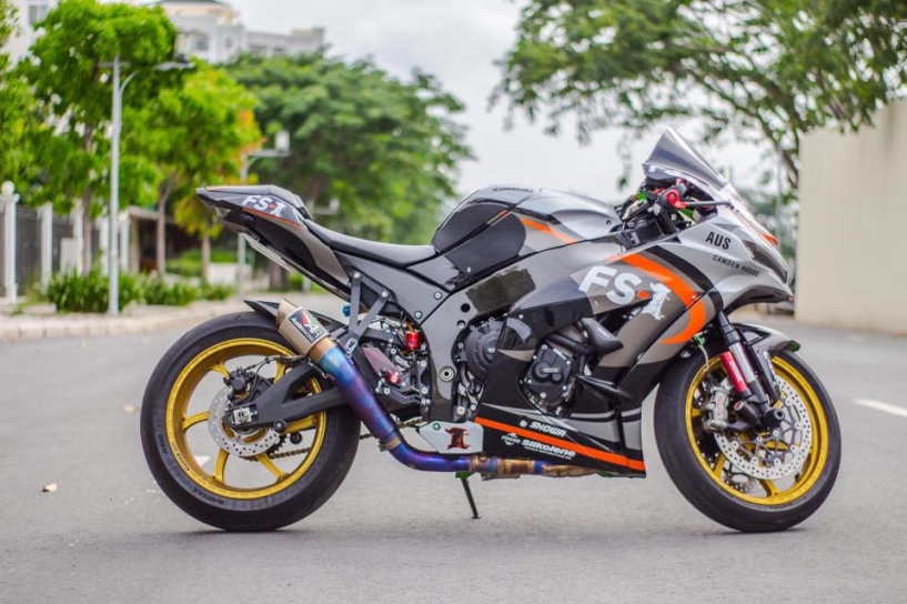 Kawasaki ninja zx-10r 2016 độ siêu khủng của biker sài thành - 12