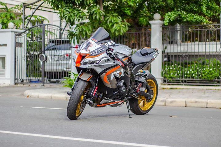 Kawasaki ninja zx-10r 2016 độ siêu khủng của biker sài thành - 15