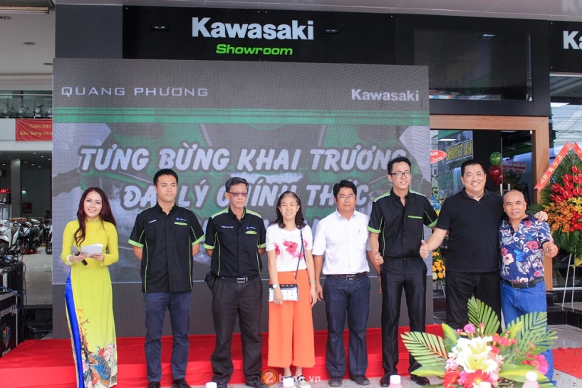 Kawasaki quang phương tưng bừng khai trương showroom tại long an - 14