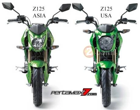 Lộ ảnh kawasaki z125 phiên bản mỹ với nhiều khác biệt - 2