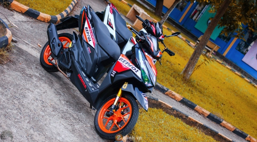 Mini scooter click 125i chất chơi với phong cách repsol mm93 - 1