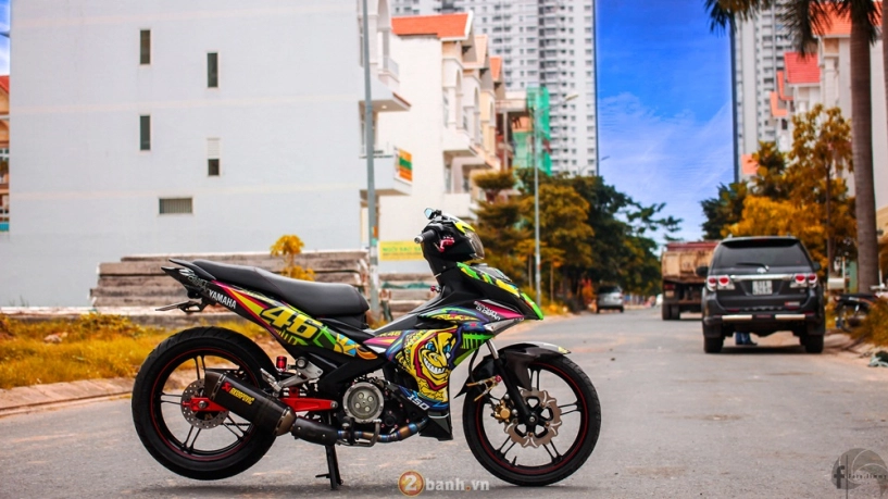 Quái thú exciter 150 phong cách sun and moon của vr46 - 2