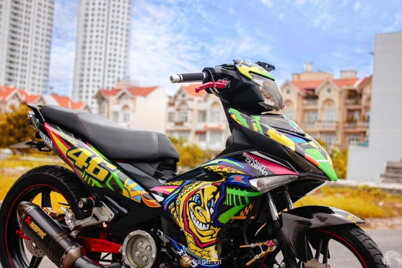 Quái thú exciter 150 phong cách sun and moon của vr46 - 24