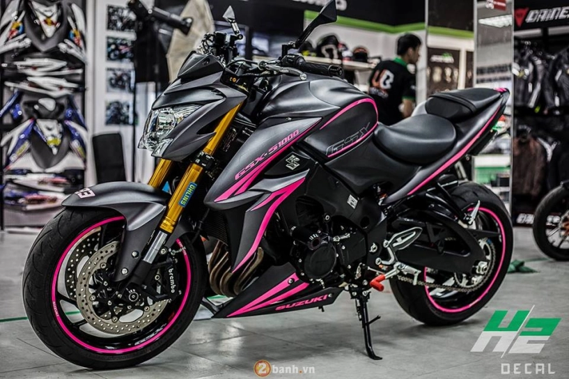 Suzuki gsx-s1000 phong cách gao hồng đầy ấn tượng - 1