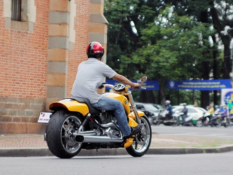 v-rod muscle 2011 trên đường phố sài gòn - 3