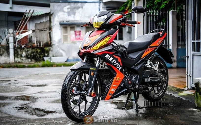 Winner 150 cần thơ lột xác nhẹ nhàng với bản repsol đen cam - 1