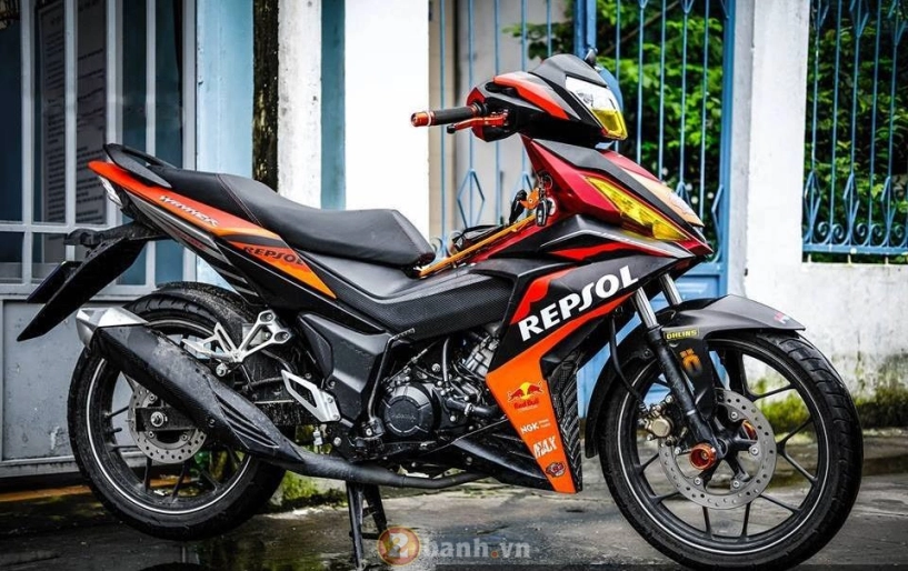 Winner 150 cần thơ lột xác nhẹ nhàng với bản repsol đen cam - 2