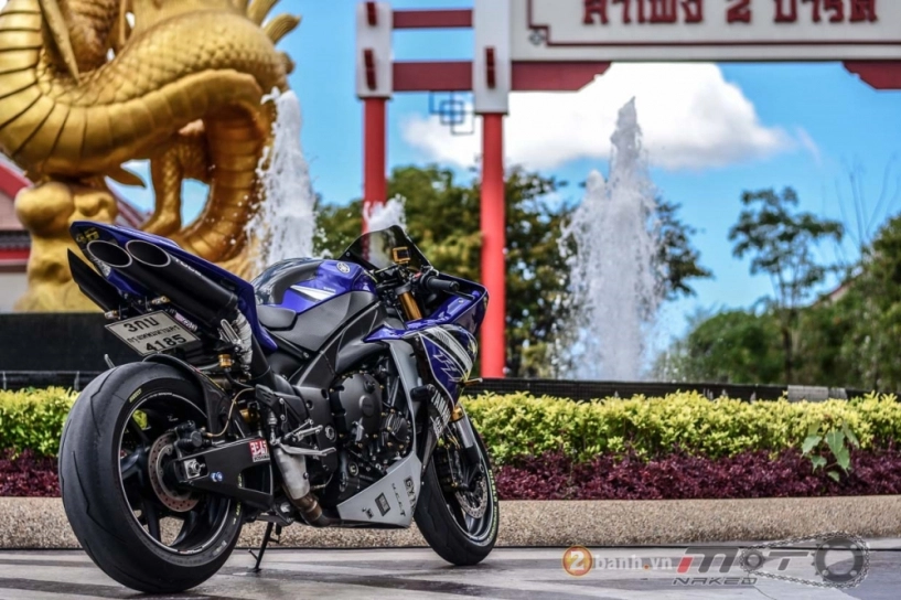 Yamaha r1 hút hồn trong bản độ racing street - 19