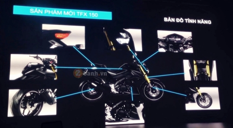 Yamaha tfx150 clip ra mắt và giới thiệu các tính năng của xe - 1